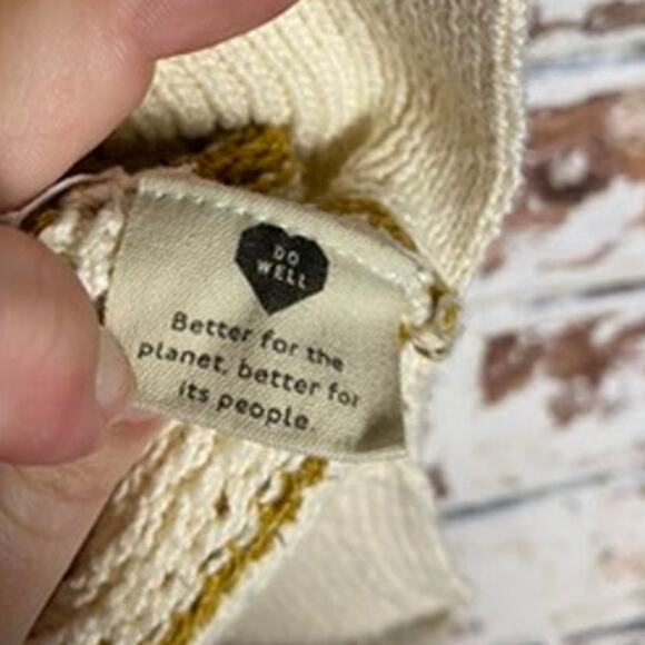 Madewell Canby Button Mockneck Sweater in Stripe - Picture 10 of 11